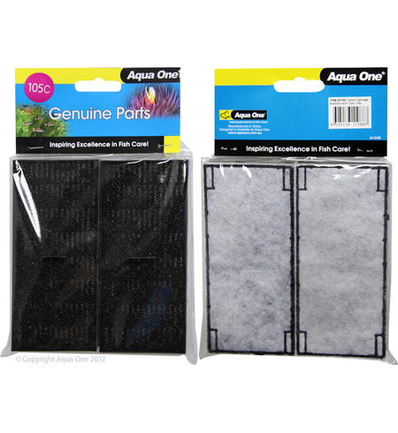 Aqua One Carbon Cartridge EcoStyle 42 47 2 pack