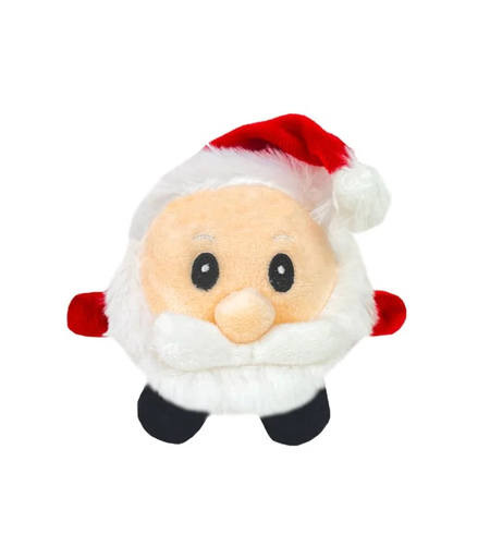 Ruff Play Plush Santa Ball