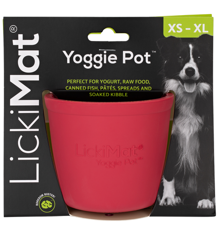 LickiMat Yoggie Pot Pink