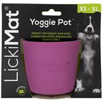 LickiMat Yoggie Pot Purple-dog-The Pet Centre