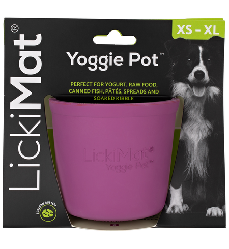 LickiMat Yoggie Pot Purple