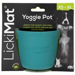 LickiMat Yoggie Pot Turquoise-dog-The Pet Centre