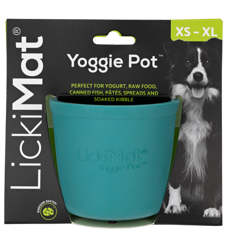 LickiMat Yoggie Pot Turquoise