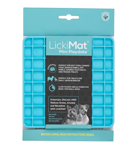 LickiMat Playdate Mini Turquoise