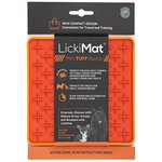 LickiMat Tuff Buddy Mini Orange-dog-The Pet Centre
