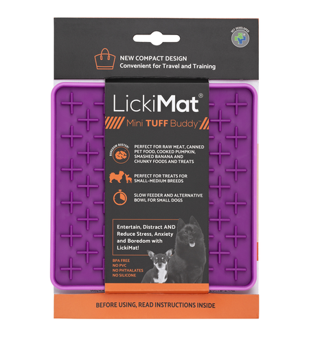 LickiMat Tuff Buddy Mini Purple