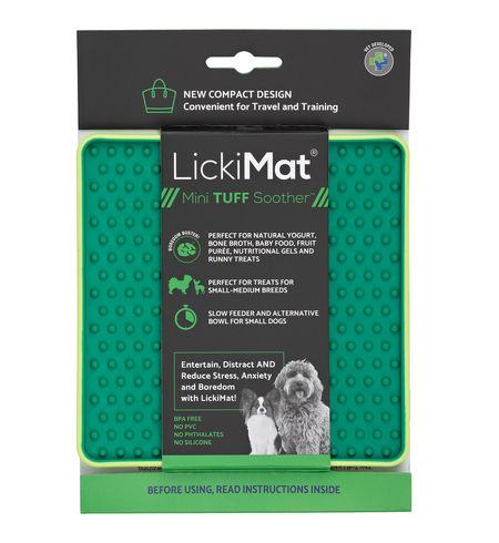 LickiMat Tuff Soother Mini Green