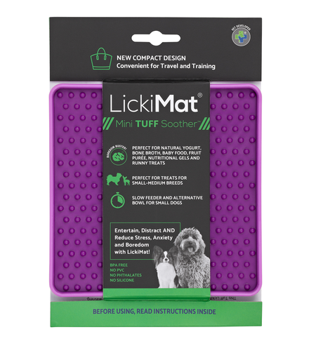 LickiMat Tuff Soother Mini Purple