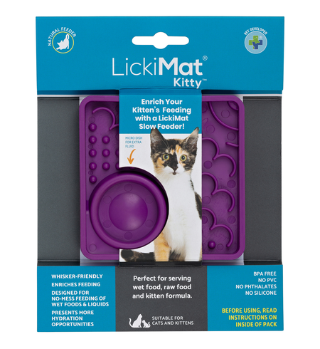 LickiMat Kitty Purple