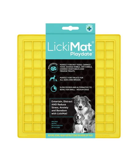 LickiMat Playdate Yellow