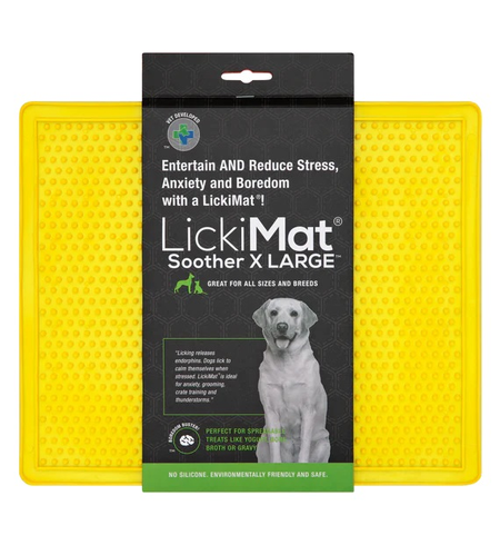 LickiMat Soother XL Yellow