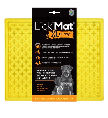 LickiMat Buddy XL Yellow