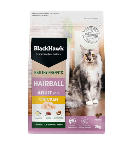 Black Hawk Healthy Benefits Cat Hairball Chicken 2kg