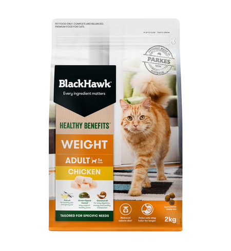Black Hawk Healthy Benefits Cat Weight Chicken 2kg