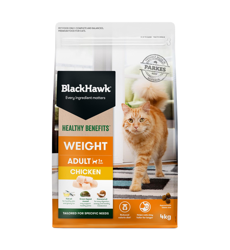Black Hawk Healthy Benefits Cat Weight Chicken 4kg