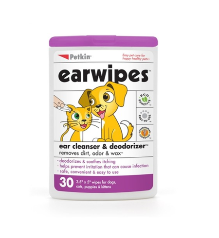 Petkin Ear Wipes 30 pack