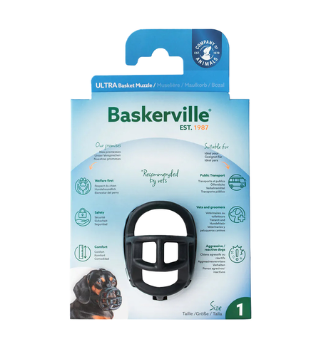 Muzzle Baskerville Ultra Size 1 Black