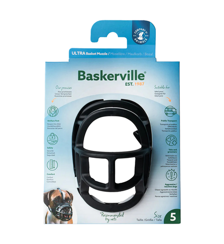 Muzzle Baskerville Ultra Size 5 Black