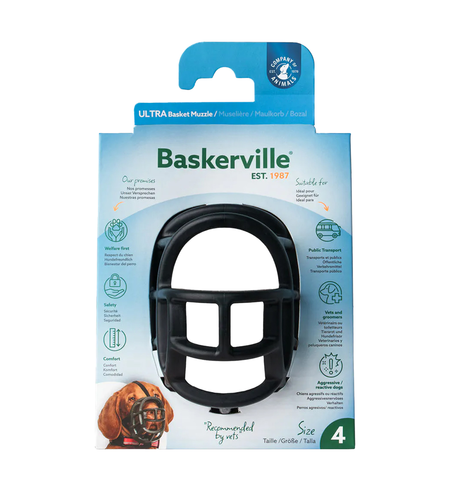 Muzzle Baskerville Ultra Size 4 Black