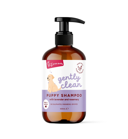 Yours Droolly Gently Clean Puppy Shampoo w Lav & Rose 500mL