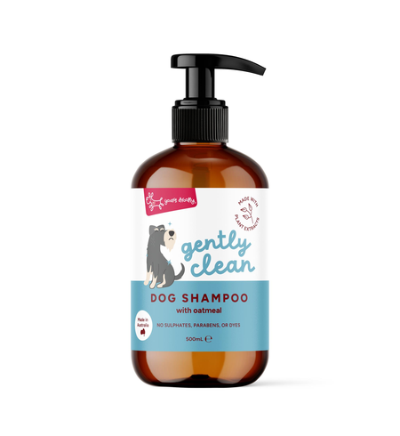 Yours Droolly Gently Clean Dog Shampoo w Oatmeal 500mL