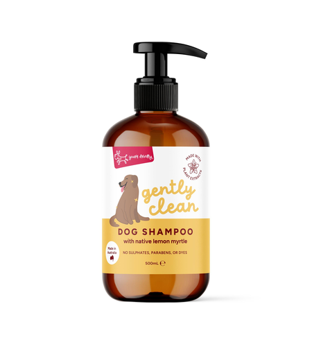 Yours Droolly Gently Clean Dog Shampoo w Lemon Myrtle 500mL