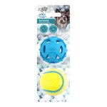 AFP Meta Dual Fetch Ball 6.3cm 2pk-dog-The Pet Centre