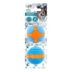 AFP Meta Dual Squeeze Ball 6.3cm 2pk-dog-The Pet Centre