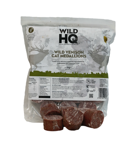 Wild HQ Wild Vension Cat Medallions 1kg