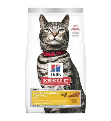 Hill's Science Diet Cat Adult Urinary Hairball Control 3.17kg