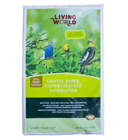 Living World Gravel Paper Rectangular 25 x 40cm 8pk