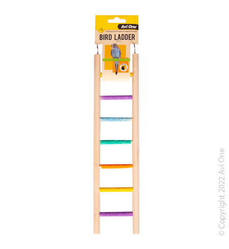 Avi One Wooden Ladder with 7 Sand Steps