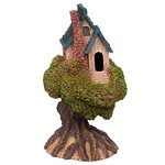 Aqua One Ornament Treehouse 10x10.5x17cm-fish-The Pet Centre