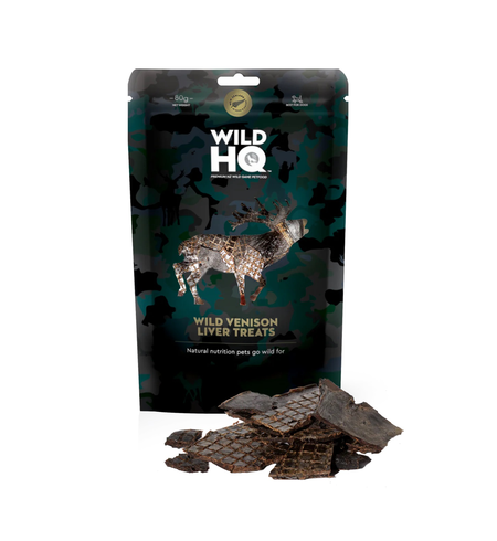 Wild HQ Wild Venison Liver Treats 80g