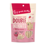 Yours Droolly Double Delight Milk & Strawberry 150g-dog-The Pet Centre