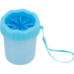 Trixie Silicone Paw Cleaner S M Blue-dog-The Pet Centre