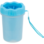 Trixie Silicone Paw Cleaner M L Blue-dog-The Pet Centre