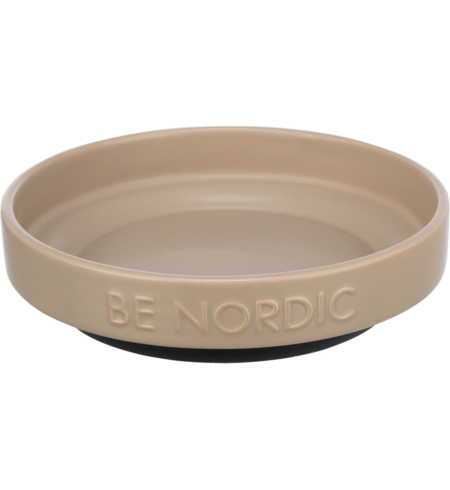 BE NORDIC Non-Slip Cat Bowl 300mL - Taupe