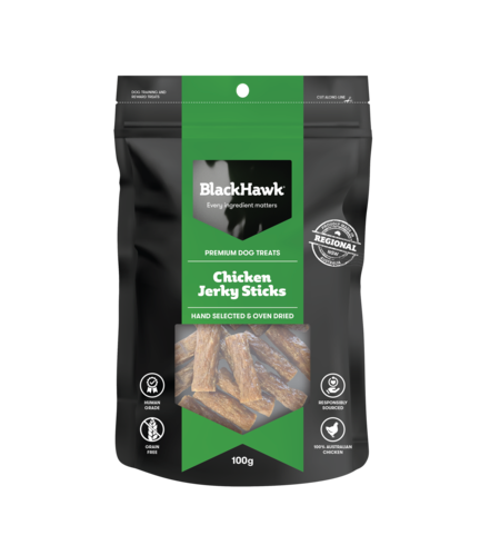 Black Hawk Dog Chicken Sticks 100g