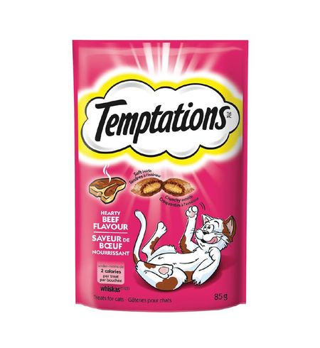 Whiskas Temptations Hearty Beef 85g