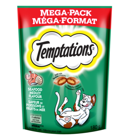 Whiskas Temptations Seafood Medley 180g