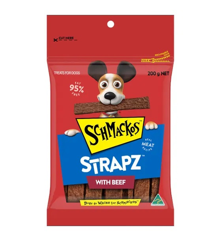 Schmackos Strapz Beef 200g