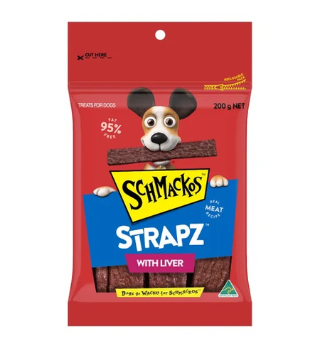 Schmackos Strapz Liver 180g