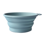 Pet One Silicone Travel Bowl 370ml Blue-dog-The Pet Centre