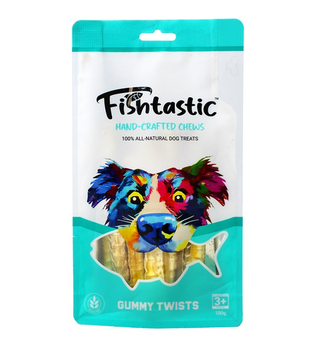 Fishtastic Gummy Twists 100g