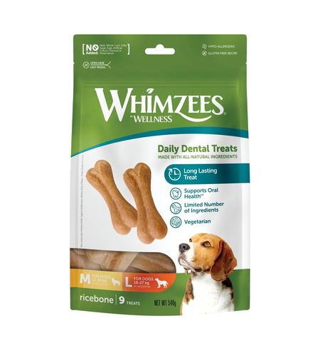 Whimzees Ricebone Large 9pk