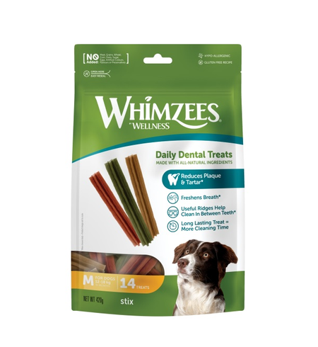 Whimzees Stix Medium 14pk