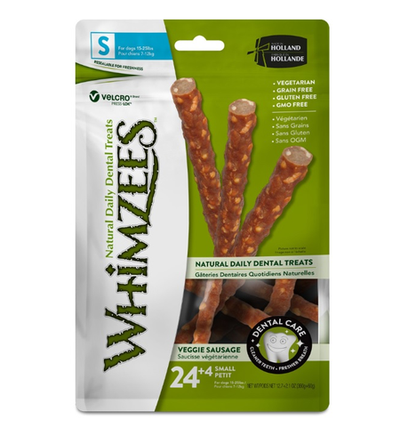 Whimzees Veggie Sausage Small 28pk