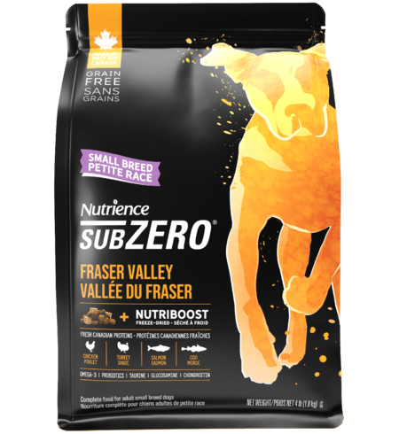 Nutrience Dog SubZero Small Breed Fraser Valley 1.8kg