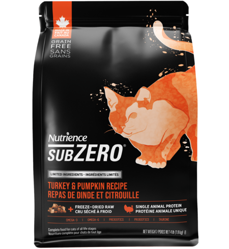 Nutrience Cat SubZero Limited Ingredient Diet Turkey & Pumpkin 1.8kg